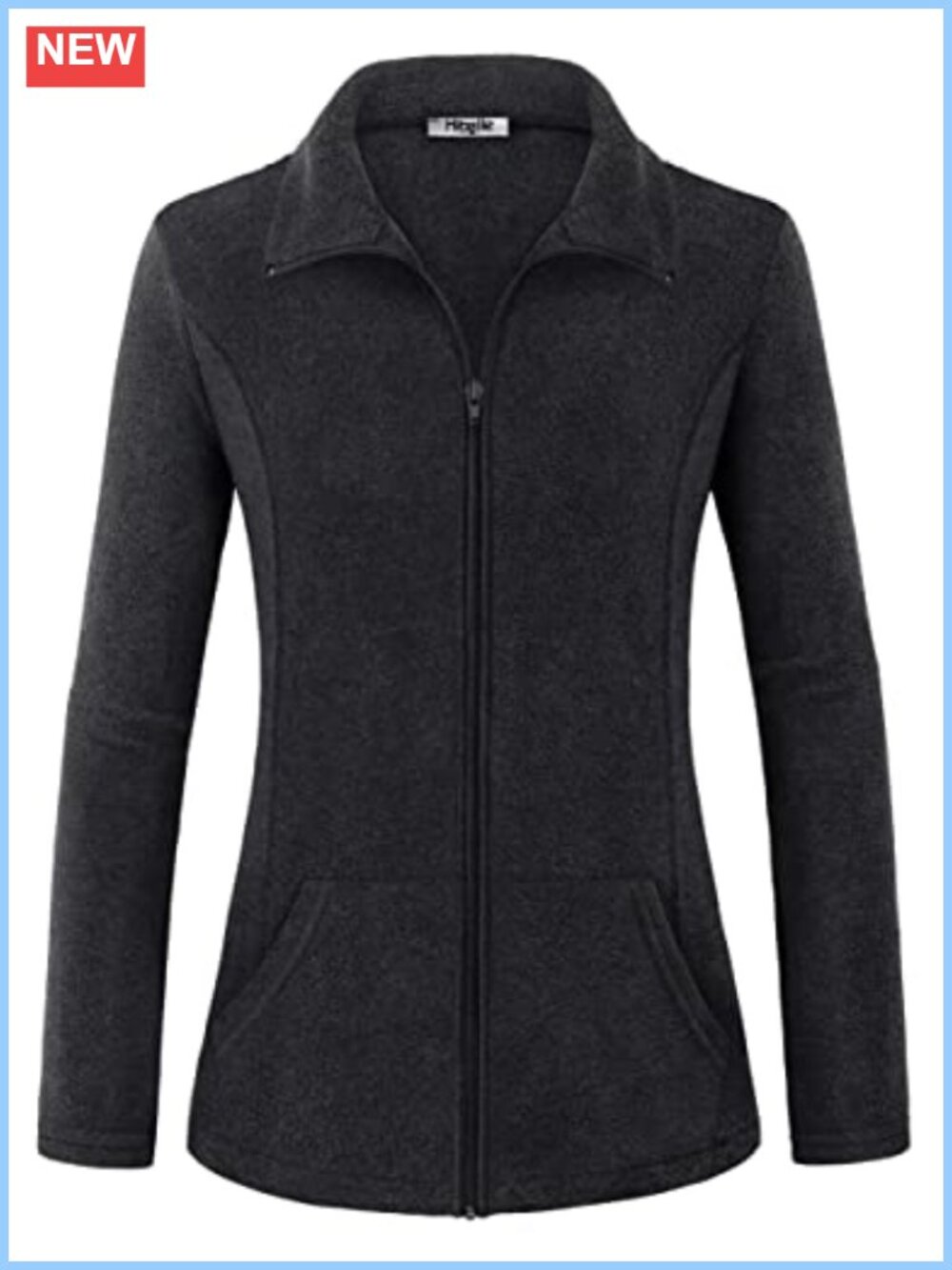 Women's Full-Zip Thermal Fleece Jacket with Pockets